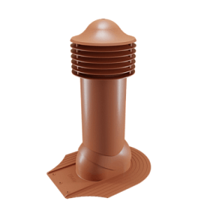 Купить Труба вентиляционная Viotto для мягкой кровли при монтаже (утепленная, d110 мм, h550 мм) RAL 8004 Медно-коричневый в Ангарске