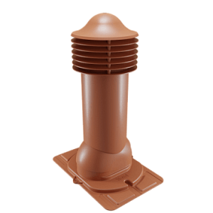Купить Труба вентиляционная Viotto с универсальным проходным элементом (утепленная, d110 мм, h550 мм) RAL 8004 Медно-коричневый в Ангарске