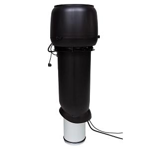 Купить Вентиляционная труба Vilpe ECo 220 P/160/700 вентилятор с шумопоглотителем 0-1000 м3/час черный 737372 в Ангарске