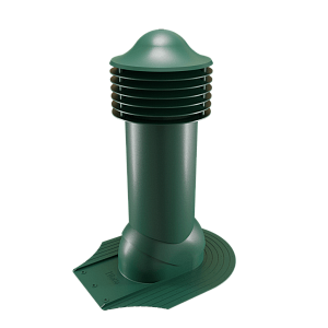 Купить Труба вентиляционная Viotto для мягкой кровли при монтаже (утепленная, d110 мм, h550 мм) RAL 6005 Зеленый мох в Ангарске