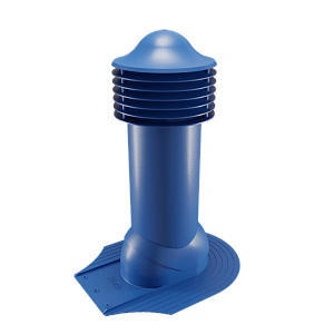 Купить Труба вентиляционная Viotto для мягкой кровли при монтаже (утепленная, d150 мм, h650 мм) RAL 5005 Сигнальный синий в Ангарске