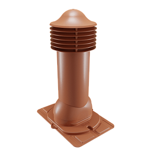 Купить Труба вентиляционная Viotto с универсальным проходным элементом (утепленная, d150 мм, h650 мм) RAL 8004 Медно-коричневый в Ангарске