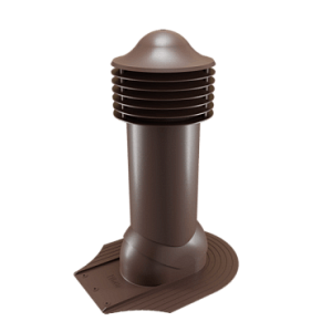 Купить Труба вентиляционная Viotto для мягкой кровли при монтаже (утепленная, d150 мм, h650 мм) RAL 8017 Шоколад в Ангарске