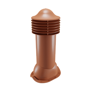 Купить Труба вентиляционная Viotto для металлочерепицы (утепленная, d150 мм, h650 мм) RAL 8004 Медно-коричневый в Ангарске