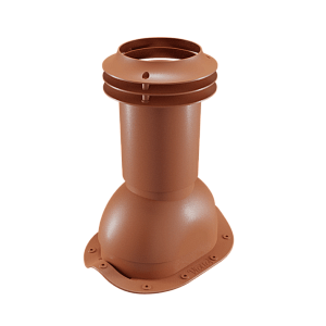 Купить Выход вентиляции канализации Viotto для металлочерепицы  RAL 8004 Медно-коричневый в Ангарске