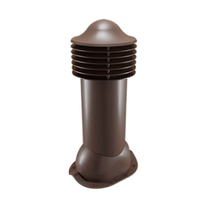 Купить Труба вентиляционная Viotto для металлочерепицы (утепленная, d150 мм, h650 мм) RAL 8017 Шоколад в Ангарске