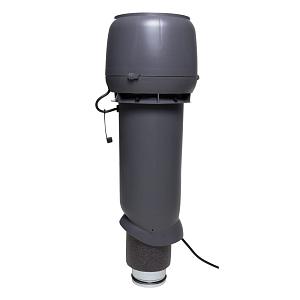 Купить Вентиляционная труба Vilpe E190 P/125/700 вентилятор с шумопоглотителем 0-500 м3/час серый 73537 в Ангарске