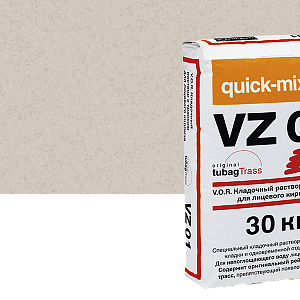 Купить VZ 01 V.O.R. Кладочный раствор с трассом для облицовочного кирпича Quick-mix, 30кг 72202, B (светло-бежевый) в Ангарске