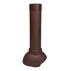Купить Вентиляционная труба Vilpe 110/110/500 без колпака (канализация) шоколадный 74112B в Ангарске