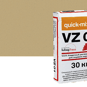 Купить VZ 01 V.O.R. Кладочный раствор с трассом для облицовочного кирпича Quick-mix, 30кг 72209, I (песчано-жёлтый) в Ангарске