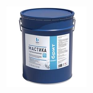 Купить Мастика гидроизоляционная битумно-полимерная Брит, Изоляция-Р, 20 кг в Ангарске