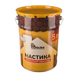 Купить Мастика Docke для гибкой черепицы 5л (4,2кг) в Ангарске