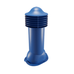 Купить Труба вентиляционная Viotto для металлочерепицы (утепленная, d150 мм, h650 мм) RAL 5005 Сигнальный синий в Ангарске