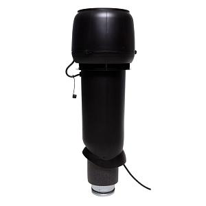 Купить Вентиляционная труба Vilpe E190 P/125/700 вентилятор с шумопоглотителем 0-500 м3/час черный 73532 в Ангарске