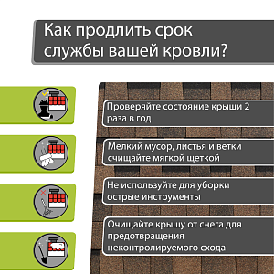 Ламинированная черепица Docke DRAGON ЛЮКС 2.38м2/уп  — Трюфель
