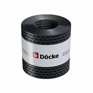 Лента вентиляционная карнизная Docke 100х5000мм, полипропилен  — Черный