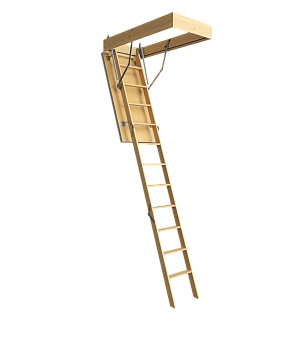 Чердачная лестница Docke DACHA 60х120х280 см