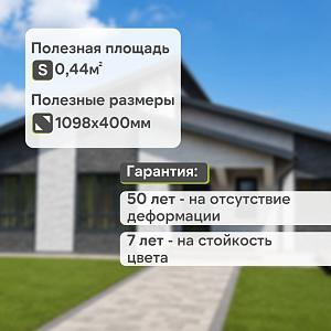 Панель Docke ПРЕМИУМ ШТАЙН 1196х426мм 0.44м2  — Антрацит