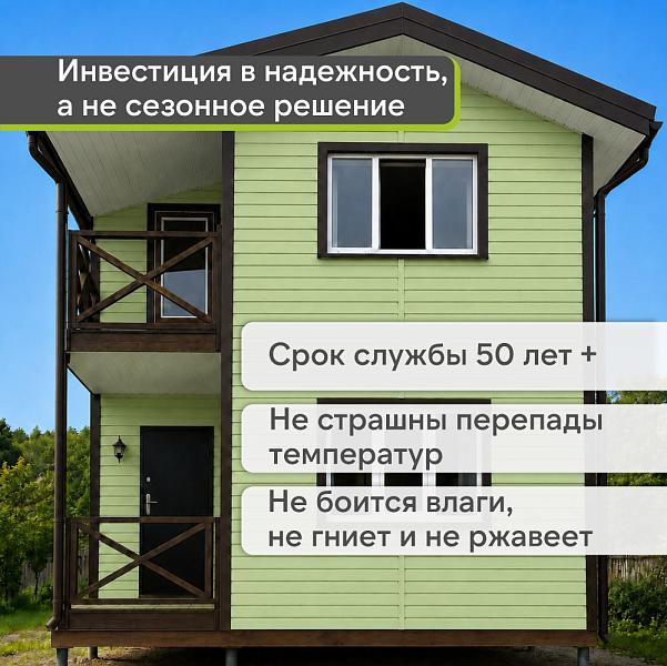 Docke ПРЕМИУМ Сайдинг D4.5D 3600х232мм 0.84м2 Киви