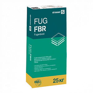 Strasser FUG FBR Сухая затирочная смесь для широких швов (5-30 мм), 25 кг.  — (72059) Темно-коричневый