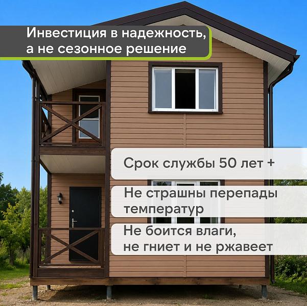 Docke ПРЕМИУМ Сайдинг D4.5D 3600х232мм 0.84м2 Капучино