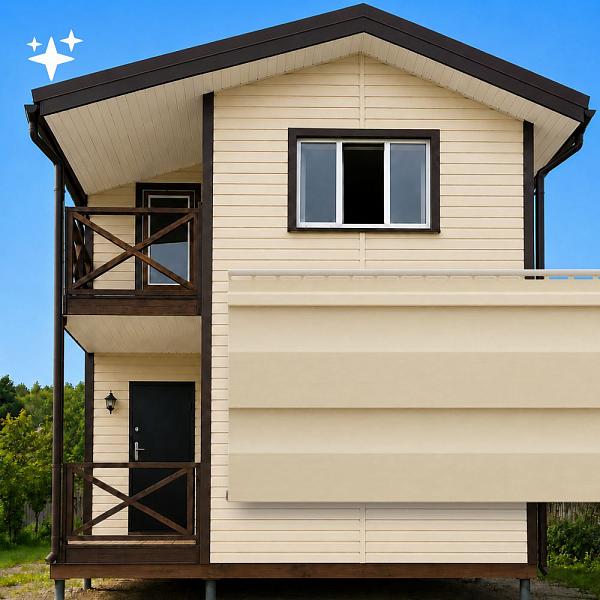 Docke ПРЕМИУМ Сайдинг D4.5D 3600х232мм 0.84м2 Светлый клен