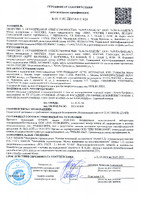 Сертификат соответствия пожарной безопасности