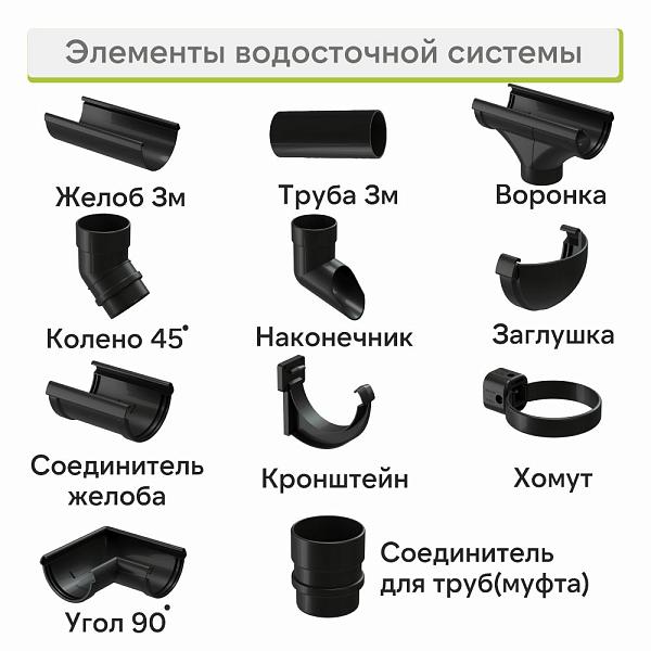 Docke ЛЮКС Хомут универсальный Карбон