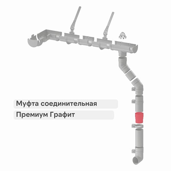 Docke ПРЕМИУМ Муфта соединительная Графит