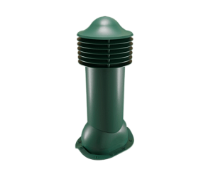 Купить Труба вентиляционная Viotto для металлочерепицы (утепленная, d110 мм, h550 мм) RAL 6005 Зеленый мох в Иркутске