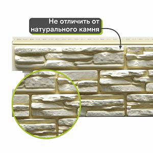 Docke ЛЮКС Сайдинг РОККИ 1787х285мм 0.51м2  — Кешью