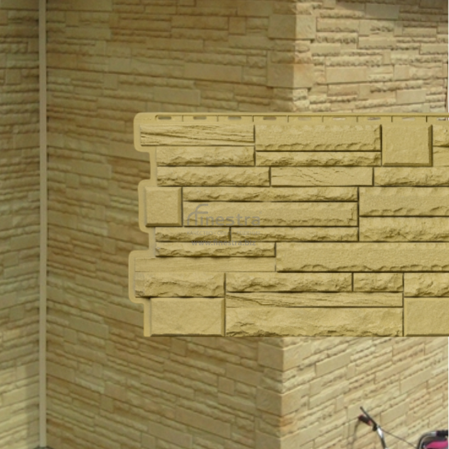 Фасадная панель (камень скалистый)  Альта-Профиль 1160x450x23мм