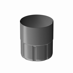 Docke STAL PREMIUM Муфта соединительная D90 (Снято с производства)  — Графит (RAL 7024)