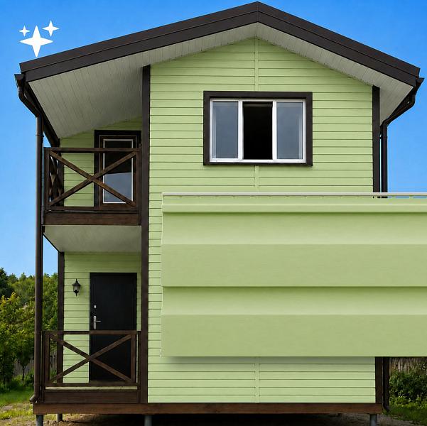 Docke ПРЕМИУМ Сайдинг D4.5D 3600х232мм 0.84м2 Киви