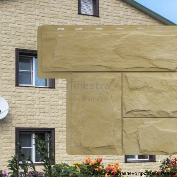 Фасадная панель (гранит) Альта-Профиль 1130х470х23мм