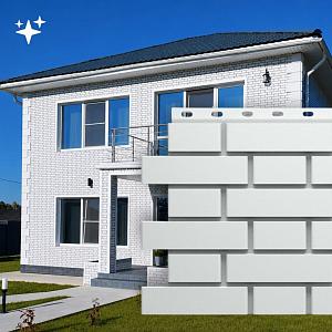 Панель Docke СТАНДАРТ ФЛЕМИШ 1183x443мм 0.46м2  — Белый 
