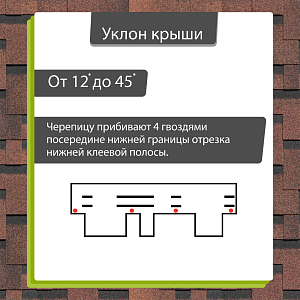 Гибкая черепица Docke ПРЕМИУМ Генуя 3м2/уп  — Кофе