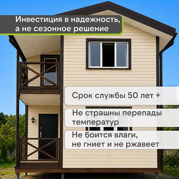 Docke ПРЕМИУМ Сайдинг D4.5D 3600х232мм 0.84м2 Светлый клен