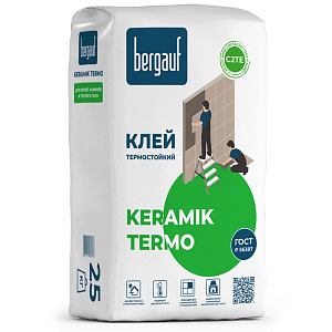 Купить Клеющий раствор для для облицовки печей и каминов Bergauf KERAMIK TERMO в Ангарске