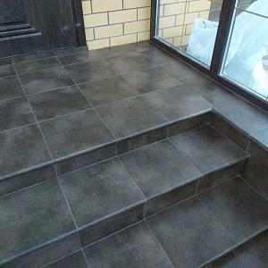 Угловая ступень флорентинер WesterWalder ATRIUM 320х320х9.5мм  — WK31180 Mocca