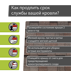Ламинированная черепица Docke DRAGON ЛЮКС 2.38м2/уп  — Изюм