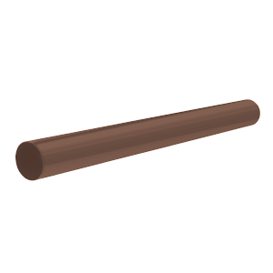 Труба водосточная 4000мм Альта-Профиль (Стандарт) ПВХ коричневая
