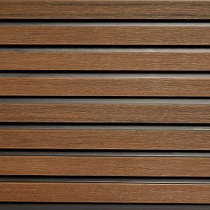 Фасадная панель ДПК CM Wall Dual  3000х219х26мм 0.657м2  — Teak (Тик)
