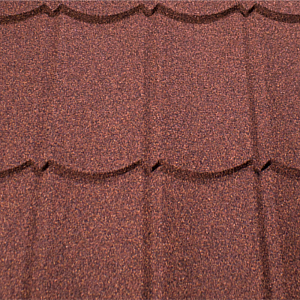 Композитная черепица RUFUS (Classic Lienbova Tile) 3250x860x0.4мм  — Красный (2252)