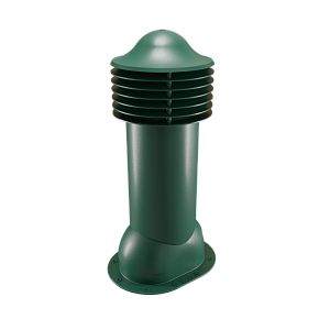 Купить Труба вентиляционная Viotto для готовой мягкой и фальцевой кровли (утепленная, d125 мм, h650 мм) RAL 6005 Зеленый мох в Иркутске