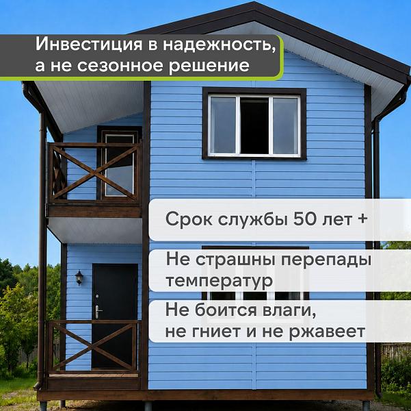 Docke ПРЕМИУМ Сайдинг D4.5D 3600х232мм 0.84м2 Слива