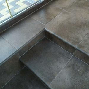 Угловая ступень флорентинер WesterWalder ATRIUM 320х320х9.5мм  — WK31180 Mocca