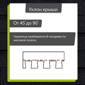 Ламинированная черепица Docke DRAGON ЛЮКС 2.38м2/уп  — Бальзамик