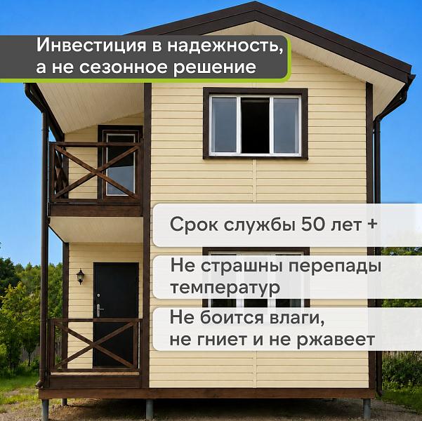 Docke ПРЕМИУМ Сайдинг D4.5D 3600х232мм 0.84м2 Банан