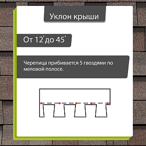 Ламинированная черепица Docke DRAGON ЛЮКС 2.38м2/уп  — Изюм